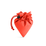 Shopping bag made of 190T polyester, Raspberry red colour