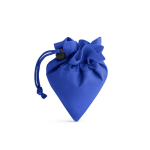 Shopping bag made of 190T polyester, Raspberry royal blue colour