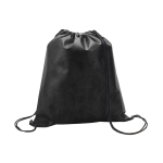 Gym bag made of non-woven material for children, 80 g/m2 black colour