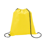 Gym bag made of non-woven material for children, 80 g/m2 yellow colour
