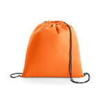 Gym bag made of non-woven material for children, 80 g/m2 orange colour