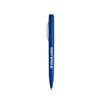 Metal-look plastic ballpoint pen with black ink main view