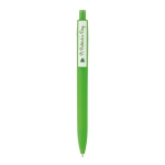 Classic design, affordable pen in plain colours, resin printed light-green colour image with logo 2