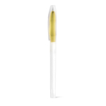 Ballpoint pen with transparent coloured cap