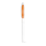 Ballpoint pen with transparent coloured cap