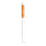 Ballpoint pen with transparent coloured cap