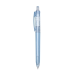 Eco pen made from recycled plastic with blue ink, Recyclo blue colour