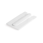Silicone card holder with adhesive for a mobile phone