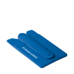 Silicone card holder with adhesive for a mobile phone main view