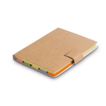 Sticky notes in various sizes & colours brown colour