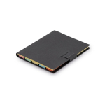 Sticky notes in various sizes & colours black colour