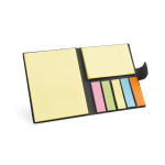 Sticky notes in various sizes & colours black colour third view