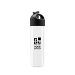 Sports bottle with screw cap and straw, 500 ml, Colortop main view