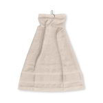 Cotton golf towel with metal hook 430 g/m2, Club beige colour third view