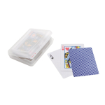 Classic deck of cards in a plastic box