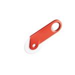 Pizza cutter with bottle opener included at the end red colour