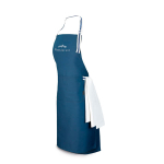 Apron with adjustable neck strap and pockets, 150 g/m2, Maître image with logo