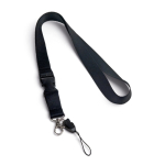 Lanyard with removable buckle and clip for USB