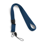 Lanyard with removable buckle and clip for USB