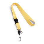 Lanyard with removable buckle and clip for USB