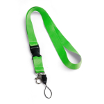 Lanyard with removable buckle and clip for USB
