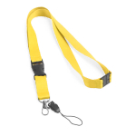 Lanyard with buckle and safety clasp, Doubleclip Extra