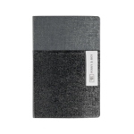 Elegant set with card holder and keyring grey colour image with logo 5