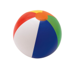 Multicoloured inflatable beach ball, opaque PVC multicolour colour