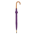 Automatic umbrella with wooden handle, Ø 104, Essence violet colour first view
