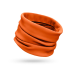 Branded multifunctional scarf with your logo orange colour first view