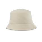 Bob-style canvas hat, cotton and polyester, 220 g/m2 beige colour