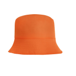 Panama-style polyester hat, ideal for hot days orange colour