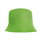 Panama-style polyester hat, ideal for hot days light-green colour