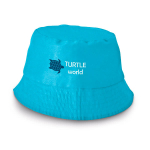 Panama-style polyester hat, ideal for hot days image with logo