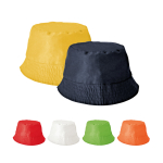 Panama-style polyester hat, ideal for hot days various colours