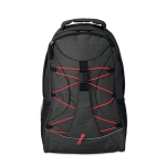 High-quality hiking backpack, Polyester 600D red colour