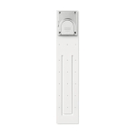 Flexible reading light in black and white white colour second view