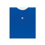 Parking disc for cars for advertising blue colour second view