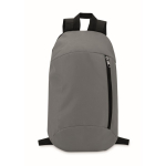 Backpack for hiking made of polyester dark grey colour
