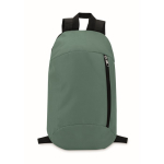 Backpack for hiking made of polyester dark green colour
