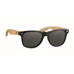 Sunglasses, bamboo temples & mirrored lenses, UV400 protection second view