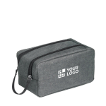 Modern toiletry bag for men with double zip, Urbanstyle main view