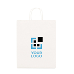 Paper carrier bag from kraft paper, 100 g/m2, Retail Large main view