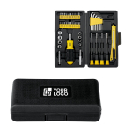 45-piece steel and plastic tool set in case main view