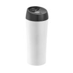 Leak-proof thermal mug in black or white, 470 ml