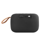 Bluetooth speaker, rubber finish, microphone grey colour second view