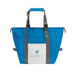 Practical cooler bag,  16 L, Duo royal blue colour image with logo 2