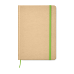 A5 notebook, recycled paper, cardboard cover