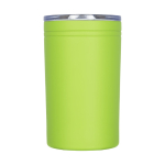 Steel thermal mug with non-slip lid, 330 ml lime colour