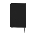 Premium executive A4 lined notebook black colour rear view
